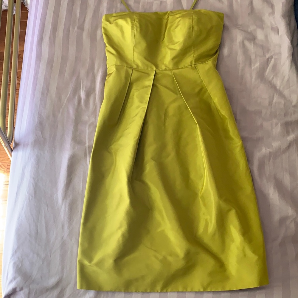 J Crew strapless dress - 100% silk
